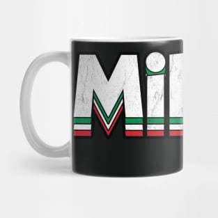 Milano, Italia / Retro Style Design Mug